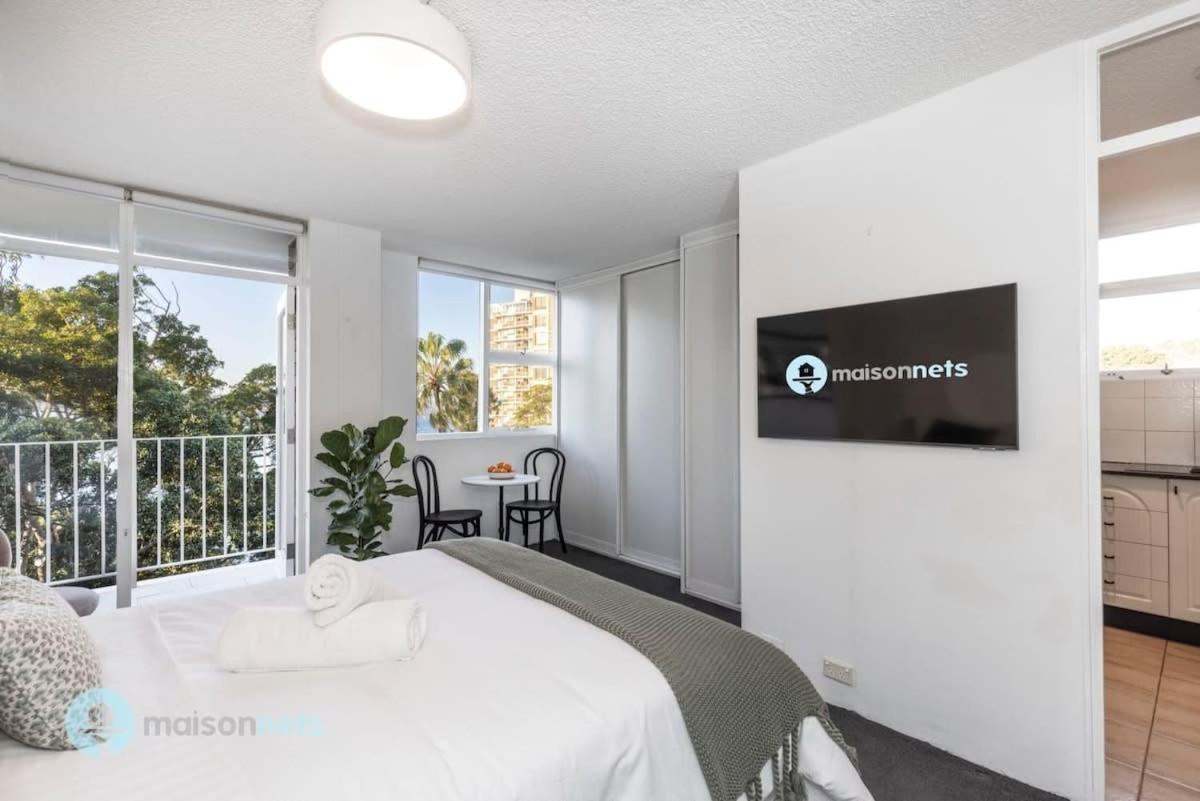 Studio Apt With Parking Balcony & Water Views Sydney Kültér fotó
